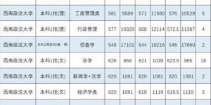 【西南政法大学分数线揭晓，2023年谁将跻身“法学殿堂”？】